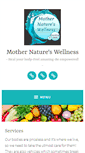 Mobile Screenshot of mothernatureswellness.com